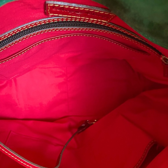 EXQUISITE DOONEY SATCHEL NWOT ALL LEATHER SUEDE TRIM JUST BEAUTIFUL - Picture 13 of 15